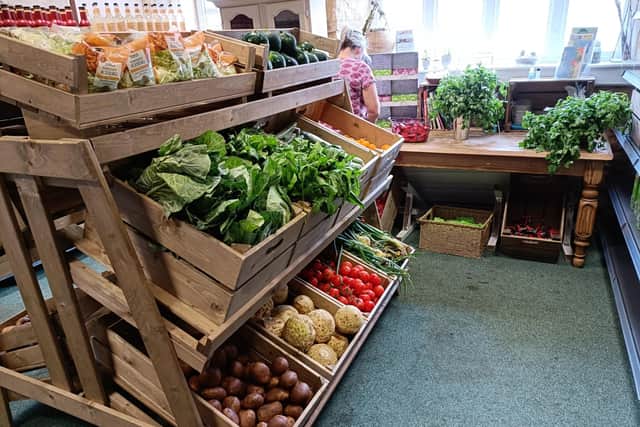 The larder has a strong emphasis on providing locally sourced fresh health produce.