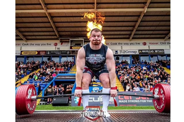 Banbury man Paddy Haynes became England's Strongest Man after a close competition.