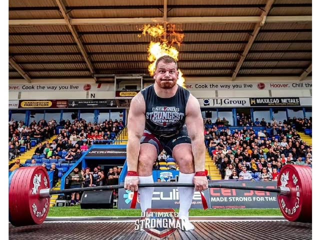 Banbury man Paddy Haynes became England's Strongest Man after a close competition.