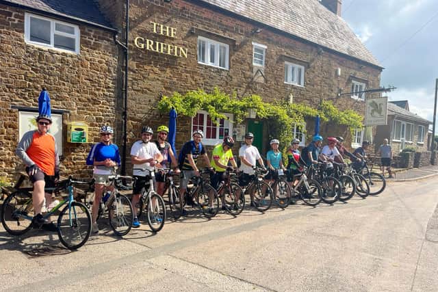 Banbury's Frank Wise school will benefit from a 50k bike ride beginning and ending at Chipping Warden pub - The Griffin