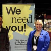 Wayne Hemingway from HemingwayDesign who helped to launch the survey and Cllr Donna Ford.