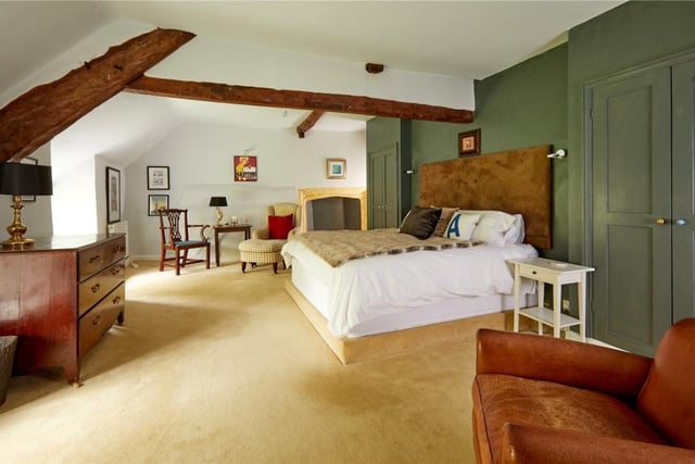 One of the bedrooms in the seven bedroom property.

Photo: Savills