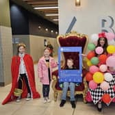 Children and visitors to Castle Quay shopping centre had the opportunity to pose for pictures with some fabulously dressed characters.