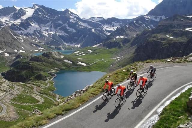Rich Ivins will cycle a gruelling 519km ride across the alps this week