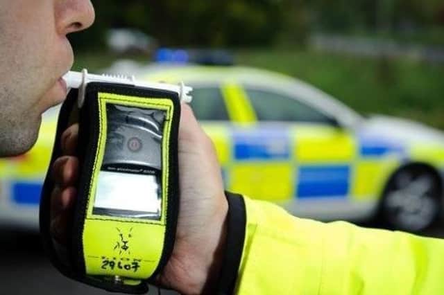 A motorist who was spotted driving erratically near Chipping Norton turned out to be nearly four times over the drink drive limit.