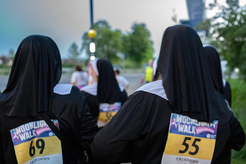 This sisterhood of nuns were a part of the almost 400 walkers that joined the walk.