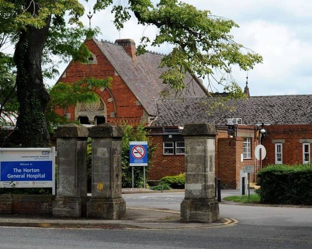 The Horton General Hospital which will be affected by doctors' strikes