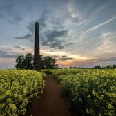 A sunset photo at Wroxton Obelisk by John Scales (photo from John Scales)