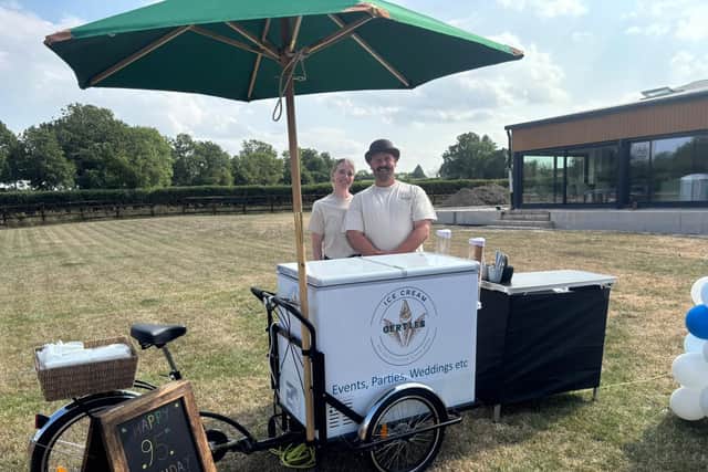 The couple take their unique business to a range of events including weddings, music and sports events.