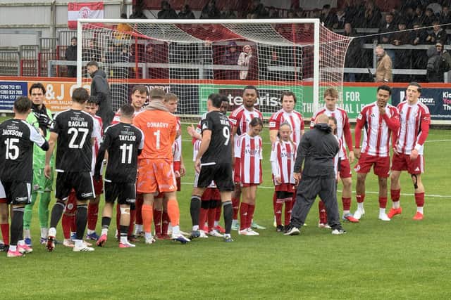 Brackley Town were defeated 1-0 by Radcliffe in the National League North.