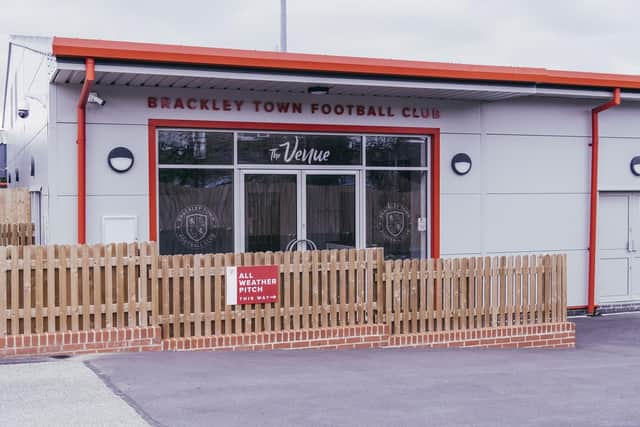 Brackley Town FC clubhouse rebuilt thanks to £75k HS2 grant.