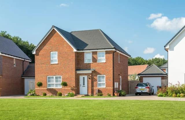 This four bedroom new build detached home in Havant Road, Emsworth is on the market for £580,000. It is listed on Zoopla by Barratt Homes - Saxon Corner.