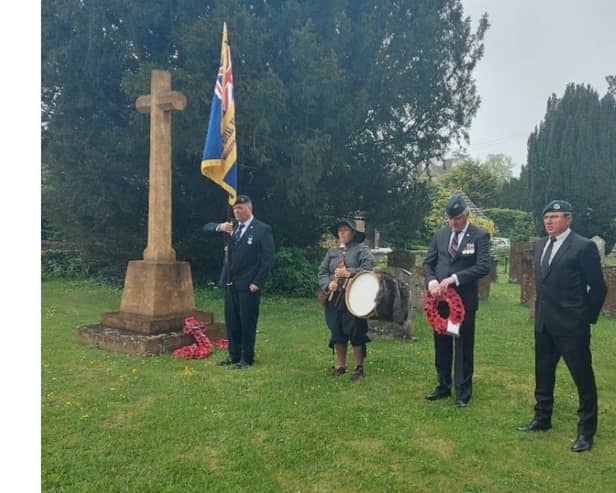 Members of the Middleton Cheney and District Royal British Legion at an event in 2021.