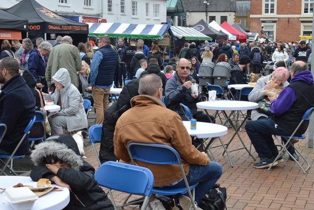 The festival offered a wide range of food and drinks.