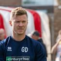 Gareth Dean wants to see more consistent aggression from his Brackley Town players. (Photo credit: Pete Keen)