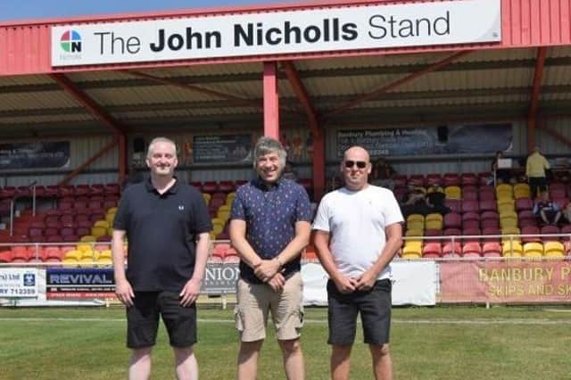 John Nicholls have extended their sponsorship of Banbury United's main stand
