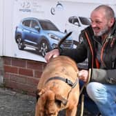 Mark Aston was a regular at Banbury United FC games with his dog Marley.