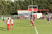 Brackley Town were beaten 2-0 by Chelmsford City in the FA Cup third qualifying round.
