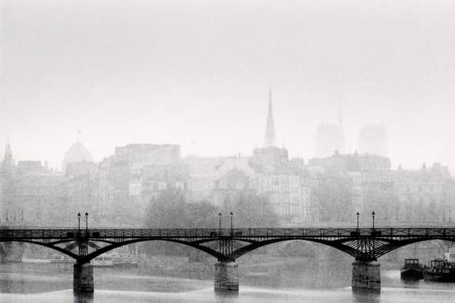 Pont des Arts, Paris, France, 1987 by Michael Kenna