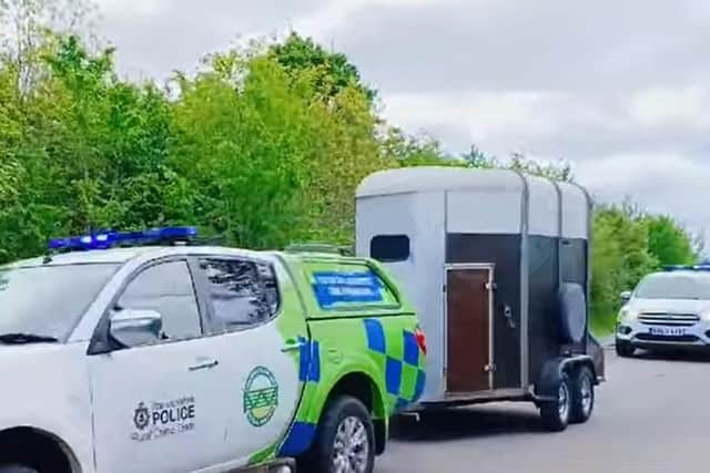 Excellent work by Warwickshire Police officers led to a huge discovery of stolen vehicles - in fact they joked that the recovery of the goods led to the 'world's longest convey of stolen goods'.