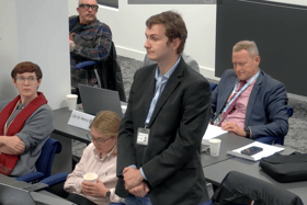 Cllr Vaitkus presented the motion to tackle racism, antisemitism and anti-Muslim hatred at the council's full meeting on Monday, October 19.