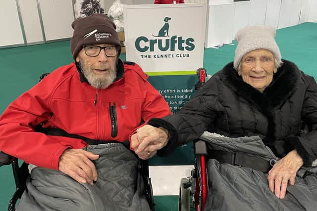 Rudi and June Steen enjoyed experiencing Crufts in person after years of watching on TV.