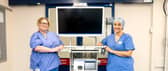 Members of the dedicated providing the new laparoscopic staging procedure for cancer patients in Banbury