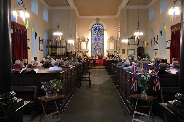 About 100 people attended a special Jubilee concert in St Michael's Church, Aynho.