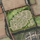 The proposed plans for 170 homes between Hanwell village and Banbury.