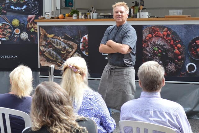 Celebrity chef Paul Da Costa Greaves chats to his audiences.