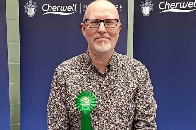 Cllr Ian Middleton, leader of the Green Party on Cherwell District Council