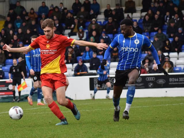 Banbury were last in action at Chester on February 3. Photo: BUFC.