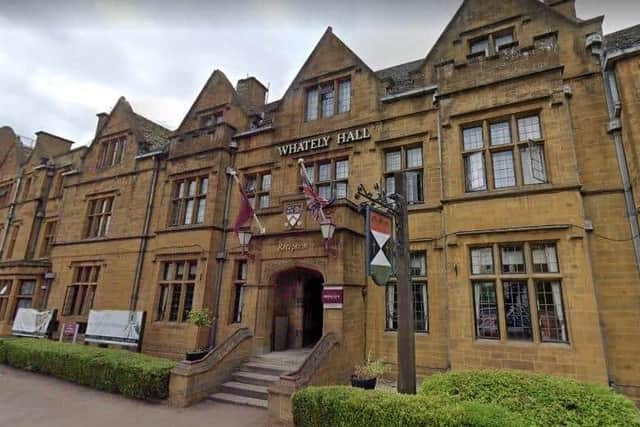 The Whately Hall Hotel which will be used to house young asylum seekers after the owner entered a contract with the Home Office