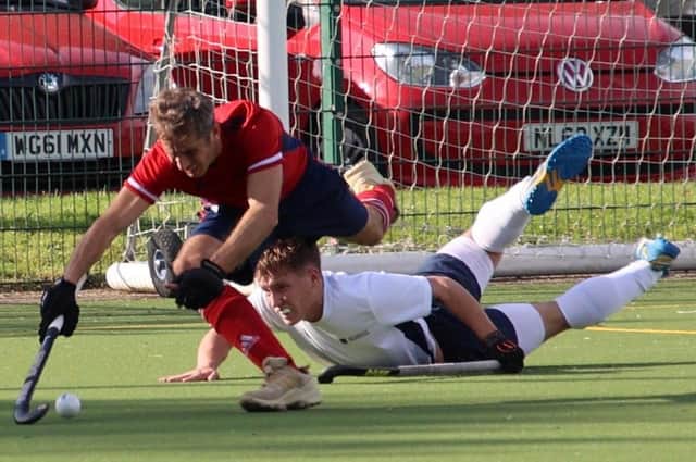 Tyson Nunnelly in action for Banbury during their win over University of Birmingham IIs at the weekend