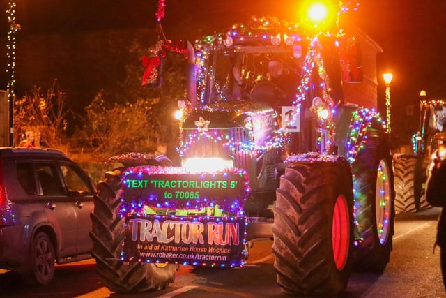People could vote for their best decorated tractor at Saturday's event.