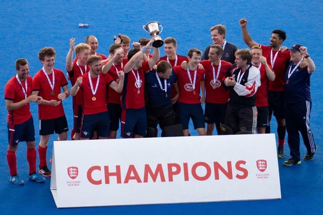 Banbury celebrate their win at Lee Valley, the London 2012 Olympic venue