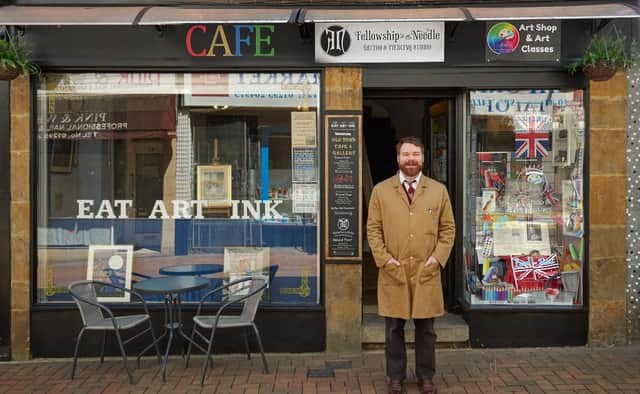 Barry Whitehouse, artist, tutor and proprietor of The Artery in Church Lane, Banbury
