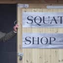 Jeremy Clarkson outside his Diddly Squat farm shop near Chipping Norton
