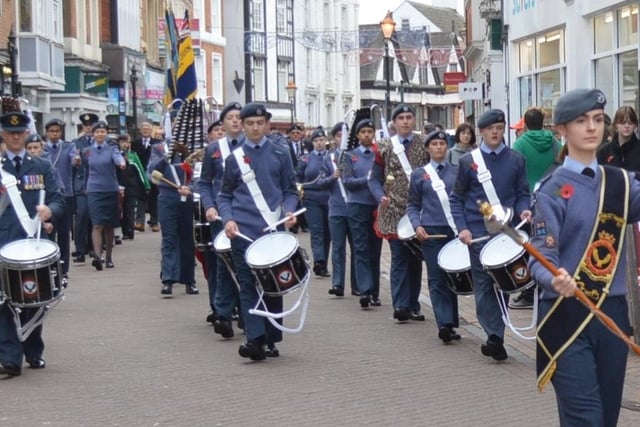 Many different organisations and civilian groups were represented in the eye-catching parade.