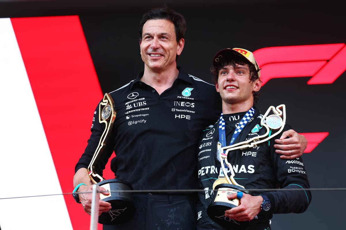 Mercedes’ Kimi Antonelli shines again but George Russell endures ...