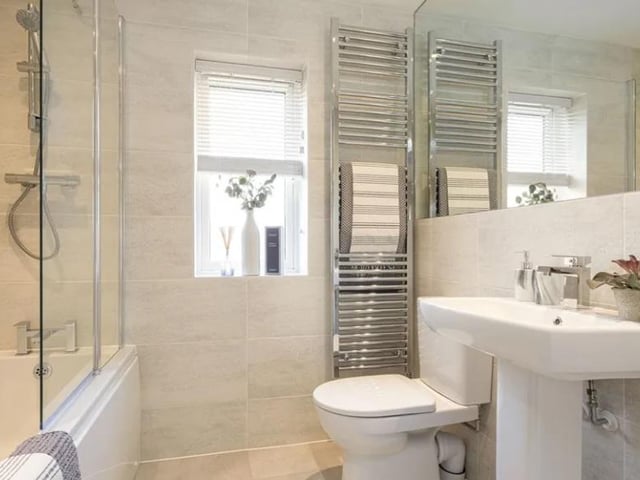 This four bedroom new build detached home in Havant Road, Emsworth is on the market for £580,000. It is listed on Zoopla by Barratt Homes - Saxon Corner.