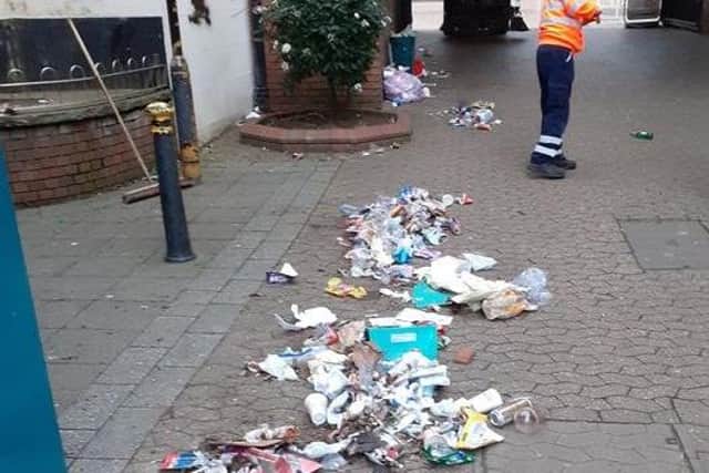 The owner of Malthouse Walk in Banbury has been fined for not keeping the area tidy.