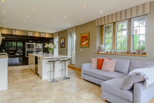 The kitchen dining area is considering the main selling point of the entire property.