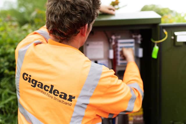 Gigaclear is investing up to £7 million in the county and has become the UK's leading rural broadband provider.