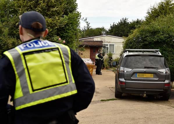 Police undertake action at The Beeches mobile home park in Chipping Norton