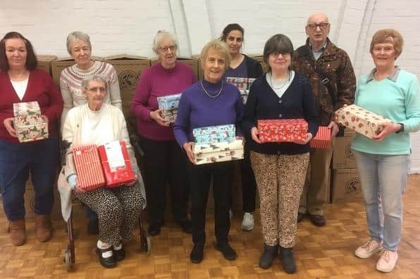 Last year, the Banbury group of Operation Christmas Child sent over 800 gift-filled shoeboxes to children in need overseas.