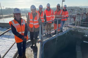 Banbury MP Victoria Prentis on her visit to the Banbury Sewage Treatment Works.