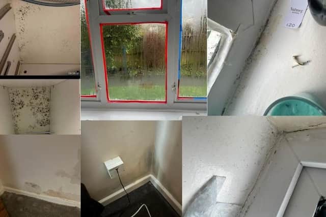 A Banbury family has suffered form sever heath problems due to excessive mould and damp in their flat.