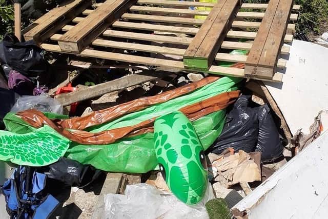 Do you know anyone who had a green turtle paddling pool? Council officers are looking for a fly tipper
