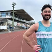 Max Komodikis will take on the London Marathon this weekend to celebrate being cancer-free for two years.